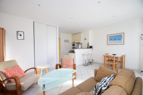 Appt 2 pièces confort 3 pers au pied de la plage vacances sans voiture